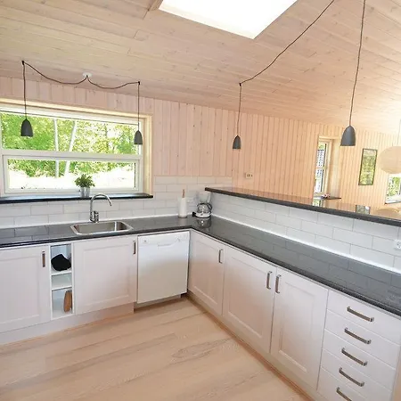 Three-bedroom Holiday With A Fireplace In Hadsund